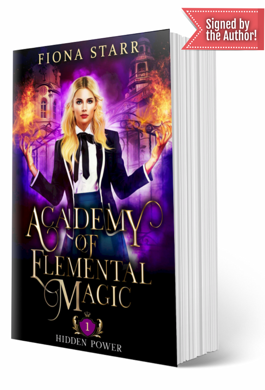 Hidden Power (Academy of Elemental Magic #1) SIGNED Paperback