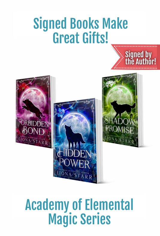 Academy of Elemental Magic Signed Paperback Bundle